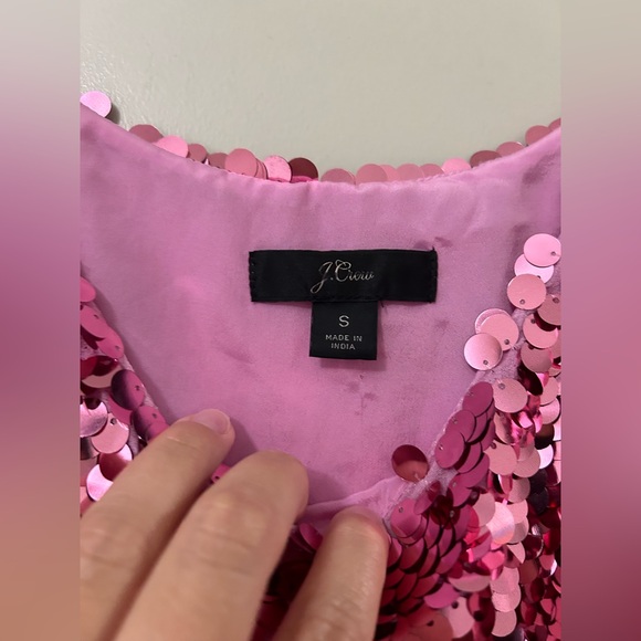 J. Crew Pink Sequin Tank - Picture 4 of 4